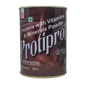 Protiprot Protein With Vitamin & Minerals Powder Chocolate Flavour 200gm